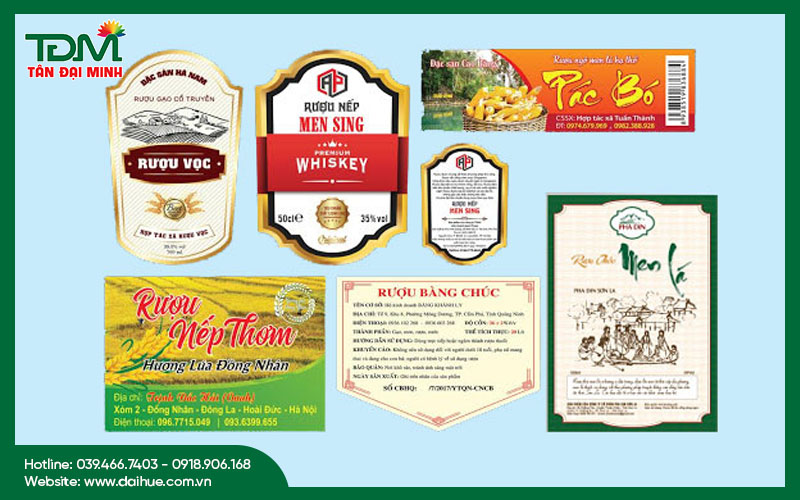 Dịch vụ In tem nhãn rượu