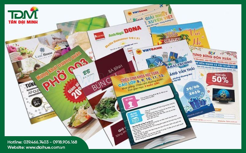 Giấy in tờ rơi là giấy gì?