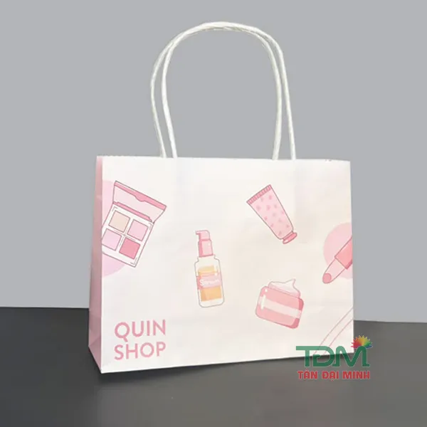 Túi giấy có quai khi in túi giấy mỹ phẩm
