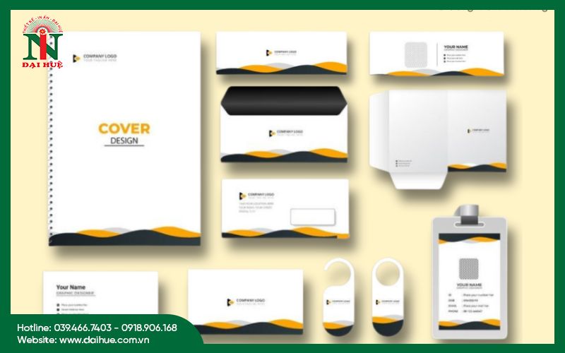 In ấn thương hiệu và văn phòng phẩm