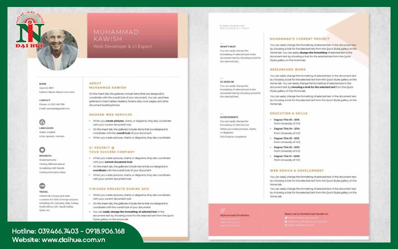 lưu ý khi tạo profile