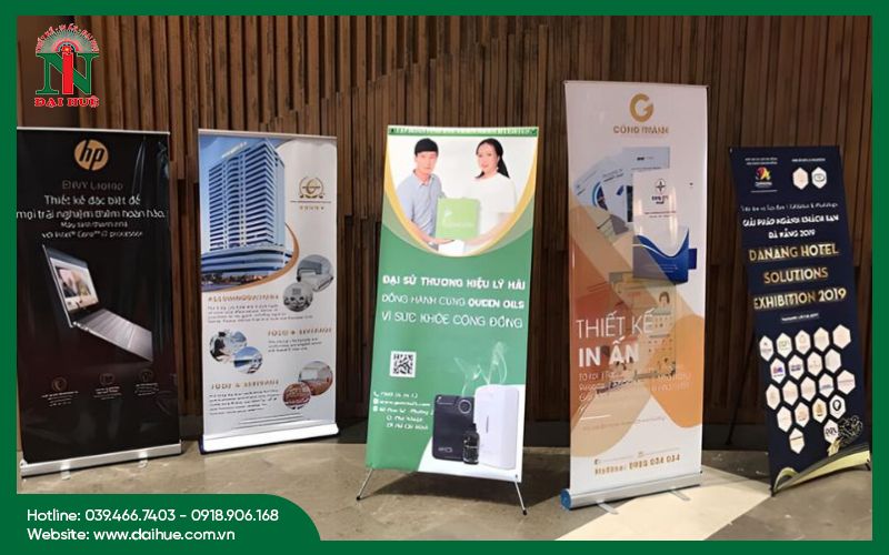 Tiêu chuẩn khi thiết kế standee