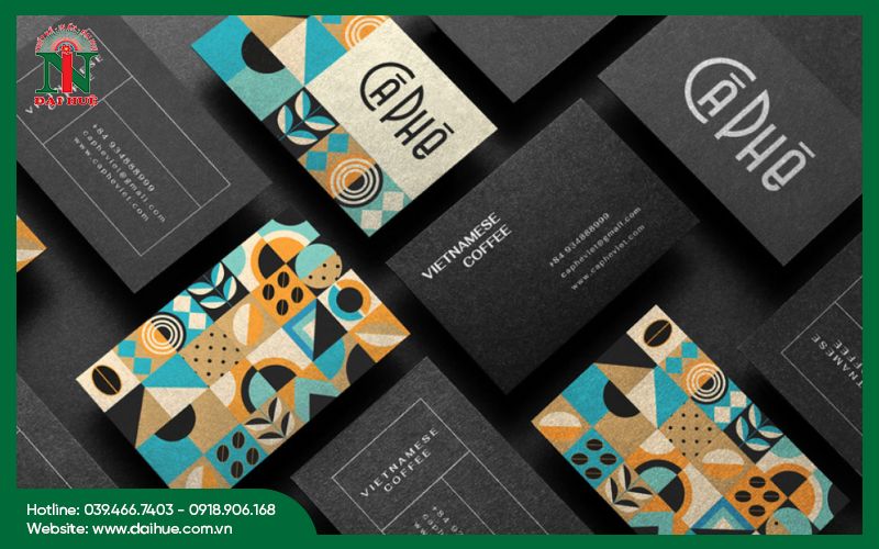 Tem nhãn bao bì sản phẩm tối giản