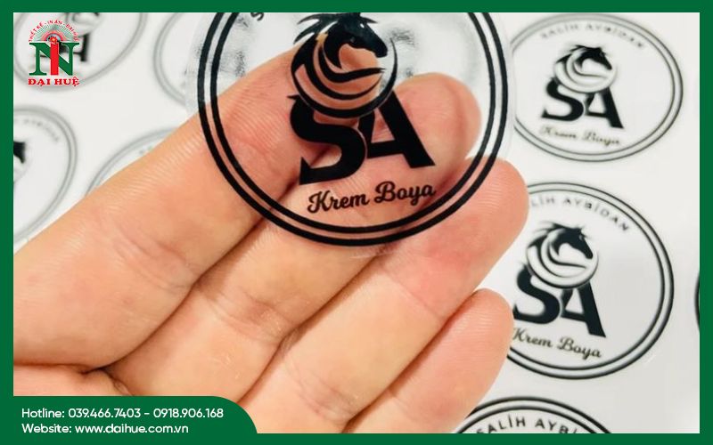 Tem nhựa trong suốt cao cấp