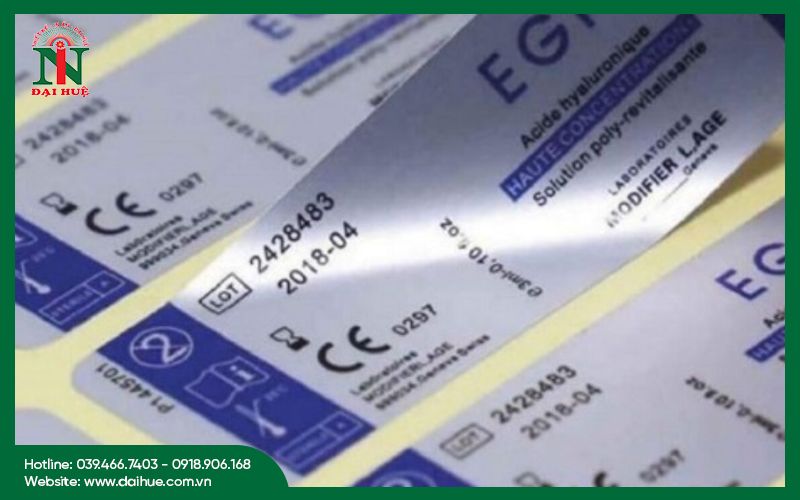 Tem bạc Metalize sang trọng